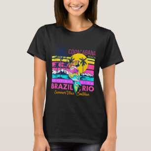 T-shirt Cool Copacabana Beach Brésil Rio Vibes d'été graph