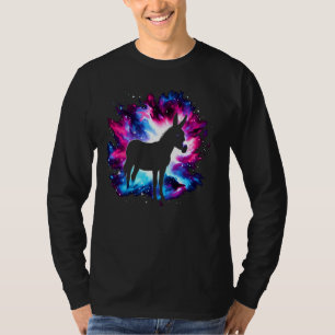 T-shirt Cool Cosmic Donkey Galaxy Graphic Space Art