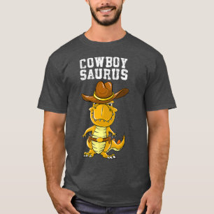 T-shirt Cool Cowboy Saurus Drôle Western Rodeo Dinosaur