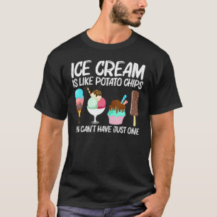 T-shirt Cool Crème Glace Art Pour Hommes Femmes Gelato Con