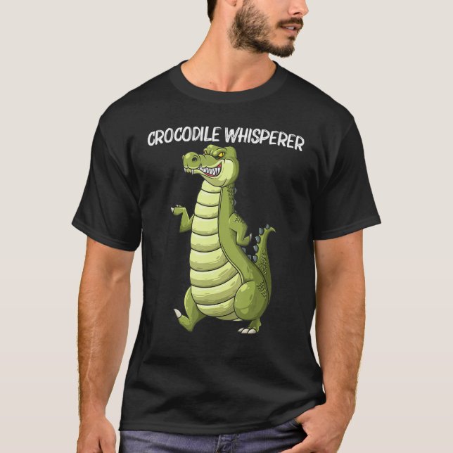 T-shirt Cool Crocodile For Men Women Alligator Reptile Ani (Devant)