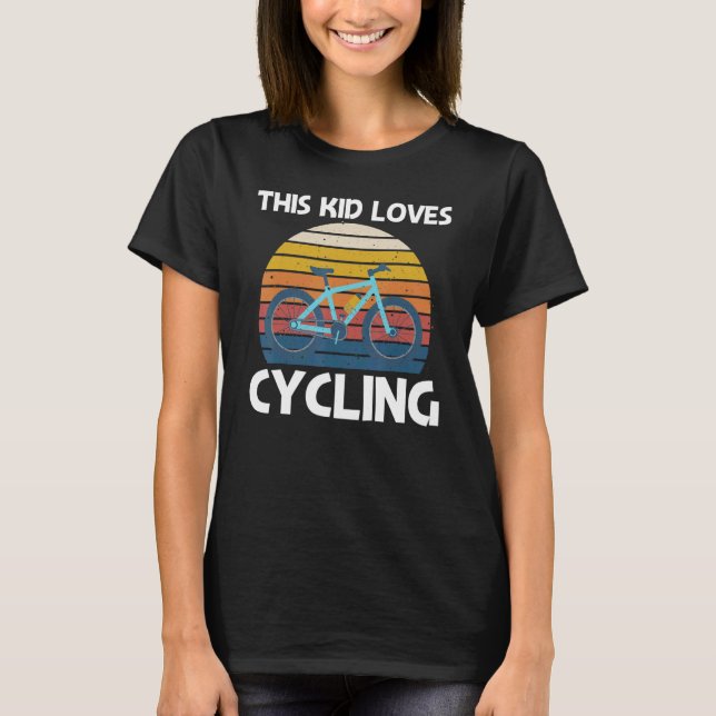 T-shirt Cool Cycling For Kids Boys Men Biking Bicycle Cycl (Devant)