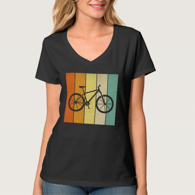 T-shirt Cool Cycling Tees  Bicycle  Graphic (Devant)
