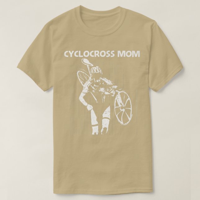 T-shirt Cool Cyclocross Conception Pour Maman Mère Vélo Co (Design devant)