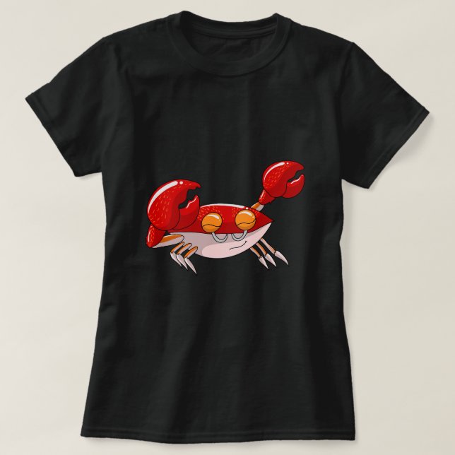 T-shirt Cool Dabbing Crabe 2Funny Danseuse Sea Creator Lov (Design devant)