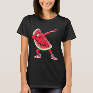 T-shirt Cool Dabbing Watermelon Drôle Fruit Dancing Athlet