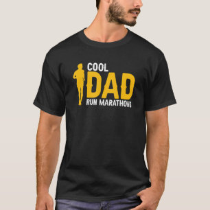 T-shirt Cool DAD Run Marathons Super Runner Pour DADS Pre