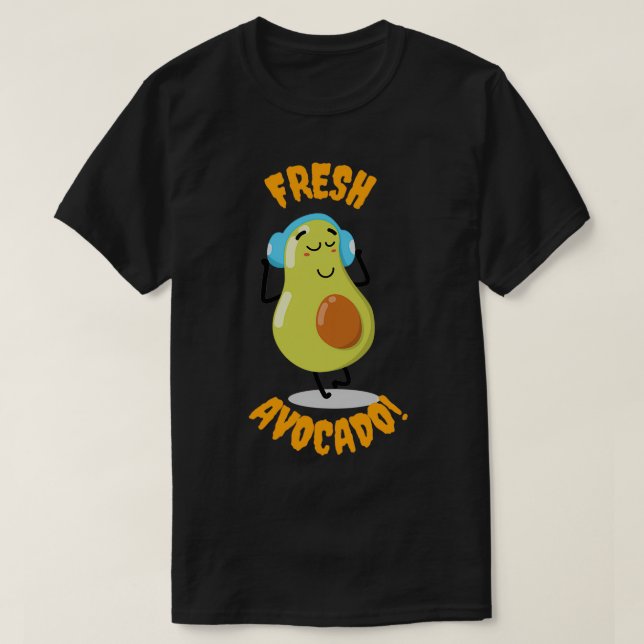 T-shirt Cool d'Avocado frais et fruits amusants (Design devant)