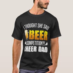 T-shirt Cool De Bière Cheer Papa Cadeau Pour Hommes Drôle 