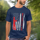 T-shirt cool de bobine Stepdad mots de pêche drôle<br><div class="desc">cool de bobine Stepdad mots de pêche drôle T-shirt</div>