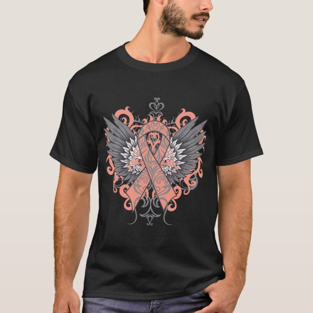 T-shirt Cool de cancer utérin (Devant)