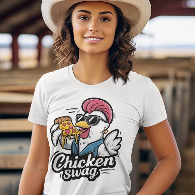 T-shirt Cool de choc : Swag de poulet (Créateur téléchargé)