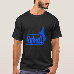 T-shirt Cool de Flyball Retro Dog Designs Présents