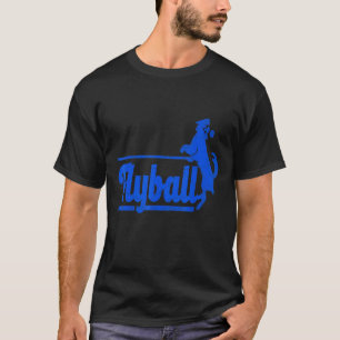 T-shirt Cool de Flyball Retro Dog Designs Présents