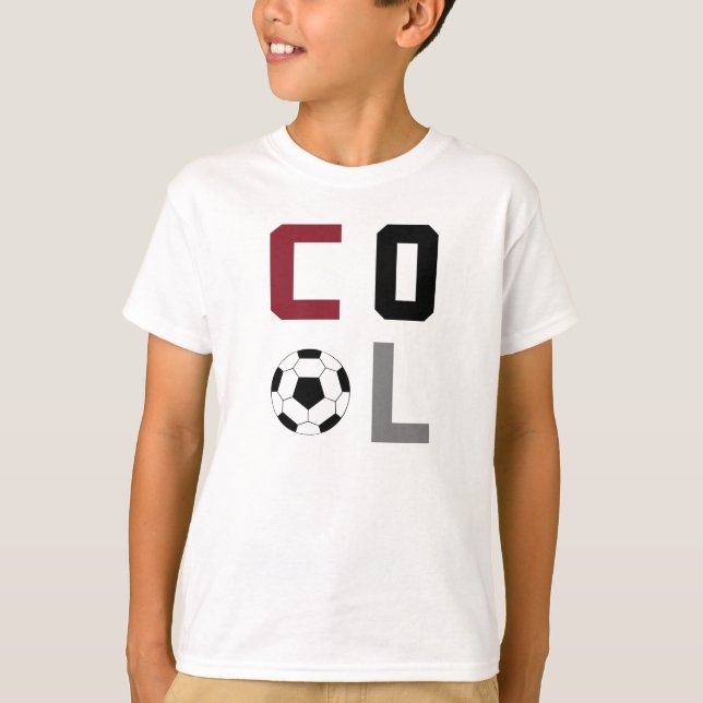 T-shirt Cool de football Unisex Kids Tee (Devant)