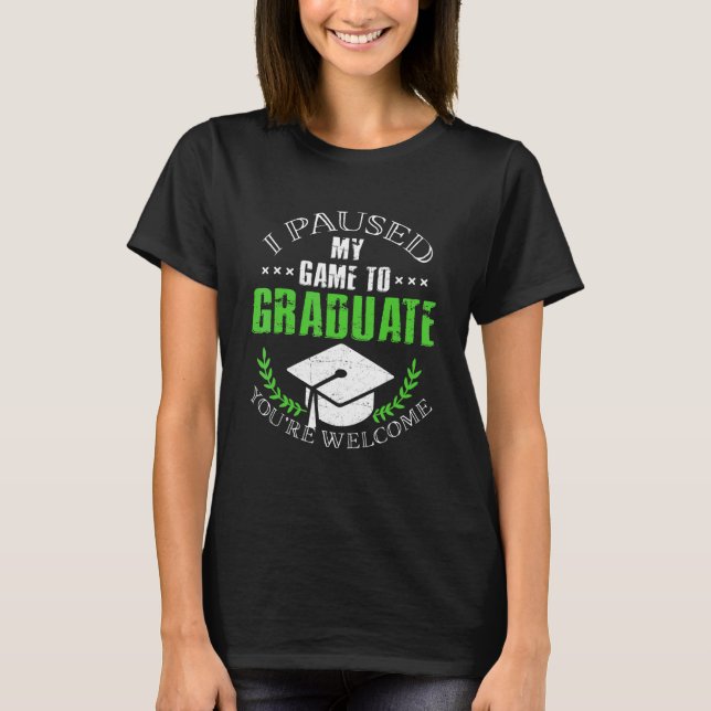 T-shirt cool de la graduation de Gamer 2021 (Devant)