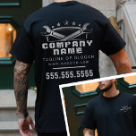 T-shirt Cool de réparation automobile professionnel Mascul<br><div class="desc">Élevez votre entreprise de réparation automobile avec notre Cool de réparation automobile professionnel Masculine Mechanic T-Shirt. Conçue avec le logo de votre entreprise sur le devant et le dos, cette chemise offre un look poli et professionnel, parfait pour votre équipe. Que vous dirigiez un petit atelier automobile ou un grand...</div>