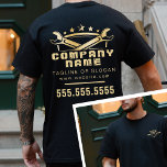 T-shirt Cool de réparation automobile professionnel Mascul<br><div class="desc">Augmentez la présence professionnelle de votre atelier de réparation automobile avec le T-shirt mécanique Masculine Cool de réparation automobile. Ce T-shirt présente un design élégant et masculin qui s'affiche clairement à l'avant et à l'arrière, ce qui en fait un excellent choix pour les employés qui veulent représenter votre marque avec...</div>
