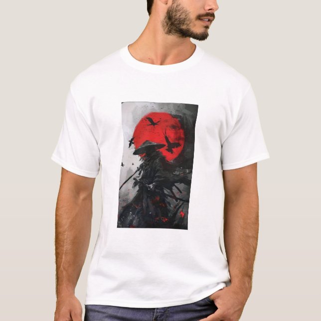 T-shirt cool de samouraï (Devant)