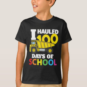 T-shirt Cool De Véhicule De Construction 100 Jours De Déch