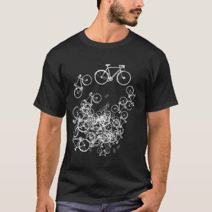 T-shirt cool de vélo blanc