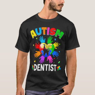 T-shirt Cool Dentiste Sensibilisation sur l'autisme Coeur 