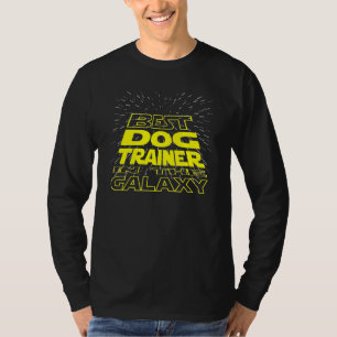 T-shirt Cool d'entraîneur de chien Galaxy Job