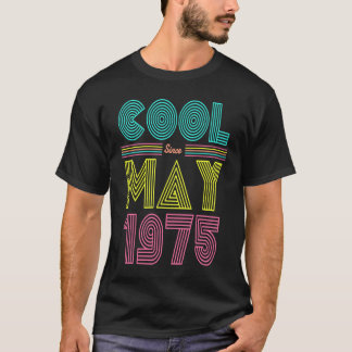 T-shirt Cool depuis mai 1975 48e fête d'anniversaire Homme