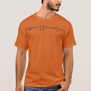 T-shirt Cool d'équation Schrodinger dépendant du temps pou