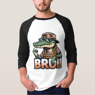 T-shirt cool Design - Aligator style rue