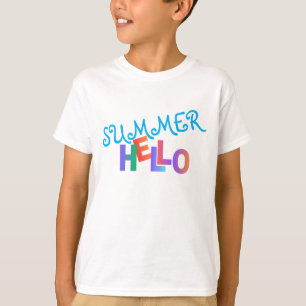 T-shirt cool d'été Hello
