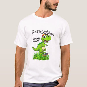 T-shirt Cool Dino on a Skateboard
