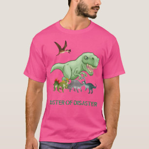 T-shirt Cool Dinosaur T-Rex Maître De Desaster