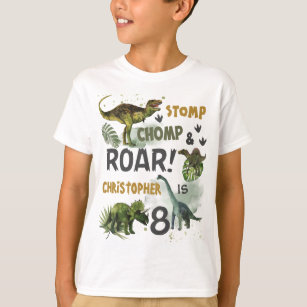 T-shirt Cool Dinosaures Jurassic Boy Anniversaire