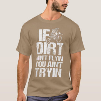 T-shirt Cool Dirt Vélo Art Pour Hommes Femmes Dirtbike Mot