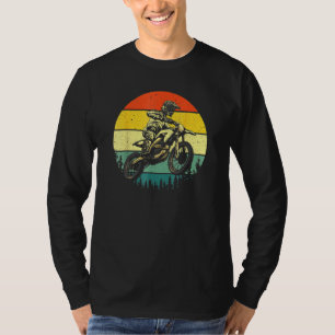 T-shirt Cool Dirt Vélo Hommes Femmes Motocross Vintage Mot