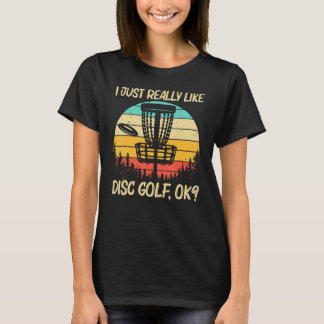 T-shirt Cool Disc Golf For Men Women Disc Golf  Player