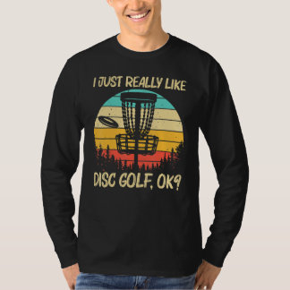 T-shirt Cool Disc Golf For Men Women Disc Golf  Player
