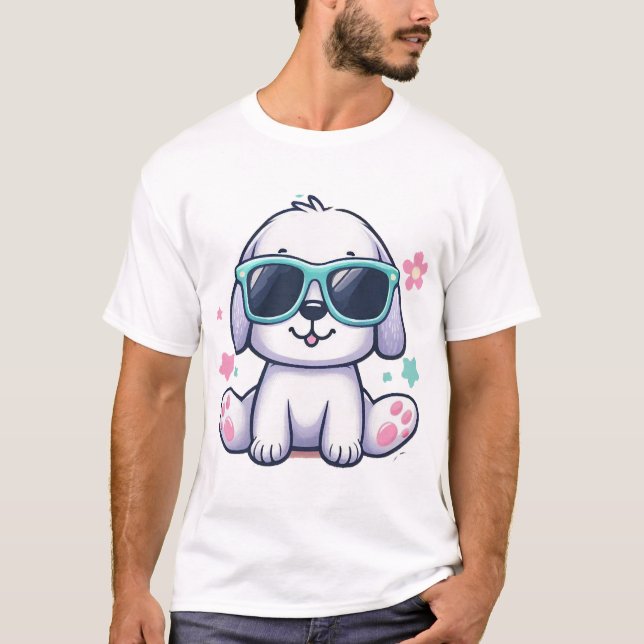 T-shirt Cool Dog Life (Devant)