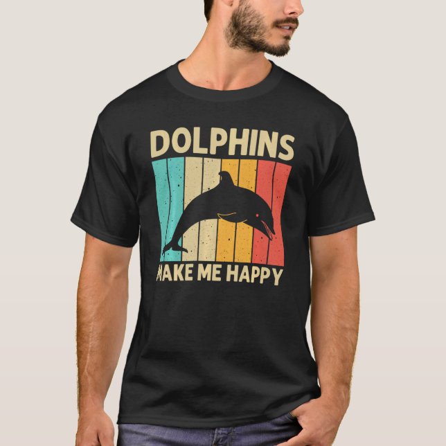 T-shirt Cool Dolphin For Men Women Dolphins Beluga Whale S (Devant)