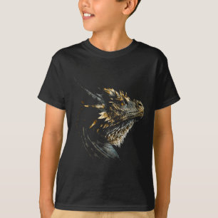 T-shirt Cool Dragon Head Mythique Dragon Visage Respiratio
