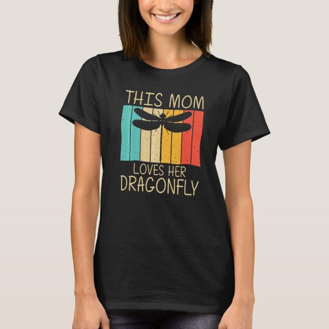 T-shirt Cool Dragonfly For Mom Mama Critters Insect Dragon (Devant)