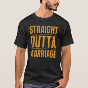 T-shirt Cool Droit Au Mariage Pour Hommes Divorce Femme