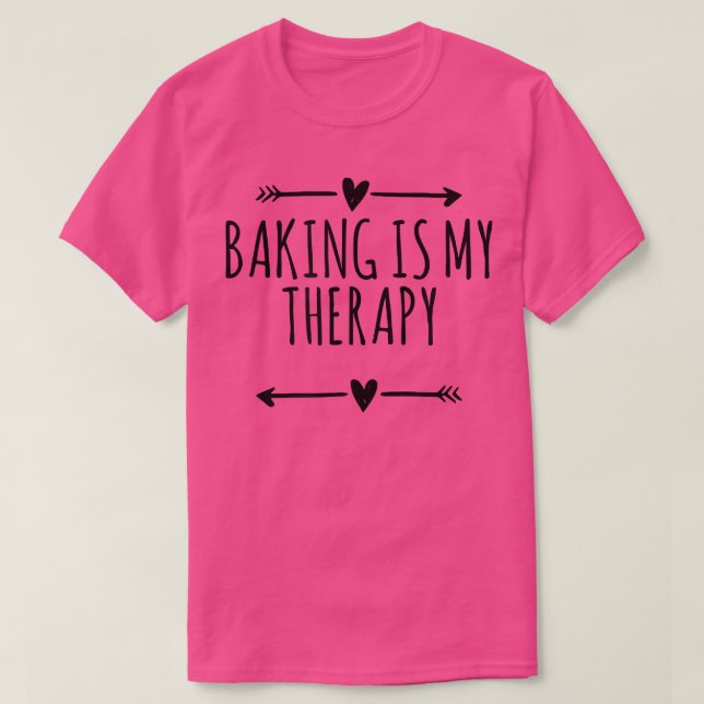 T-shirt Cool Drôle Flèches Dit Que La Cuisson Est Mon Thér (Design devant)