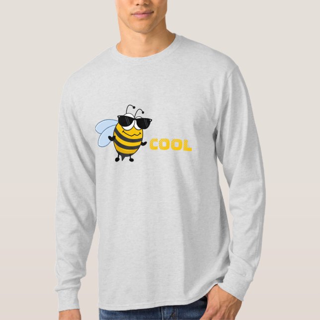 T-shirt Cool | Drôle tendance abeille personnalisable Homm (Devant)
