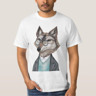 T-shirt cool drôle visage de renard poster de animal desig