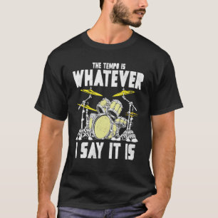 T-shirt Cool Drummer Graphisme Hommes femmes Drum Set Drum