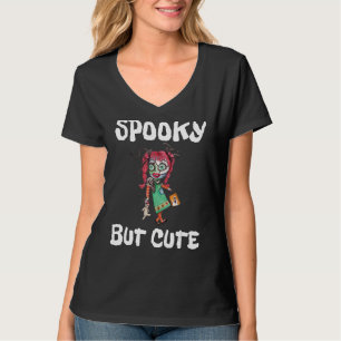 T-shirt Cool du parti Halloween éffrayant mais mignon