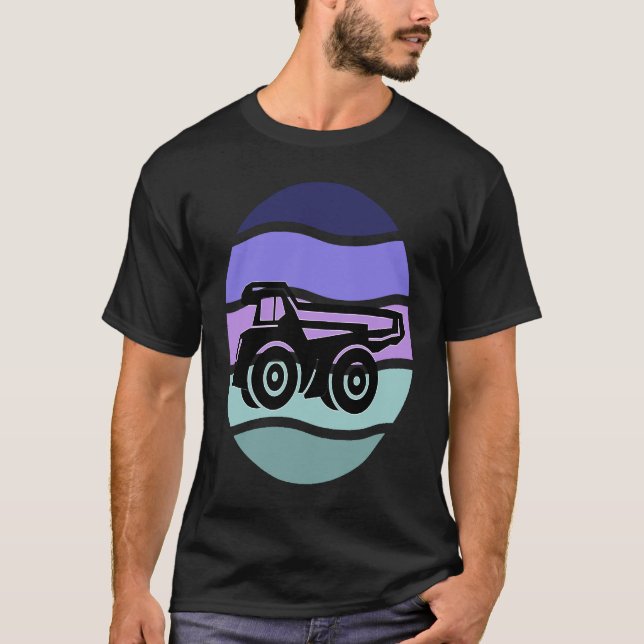 T-shirt Cool Dump Truck for Wheel Loader & Construction Ve (Devant)