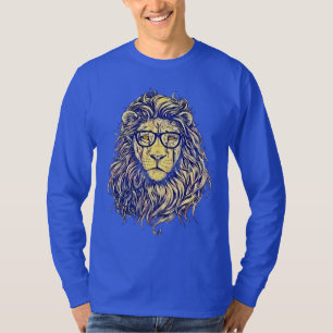 T-Shirt cool élégant en lion Hipster